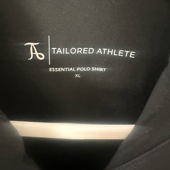 Tailored Athlete Black Polo Shirt XL - Picture 1 of 4